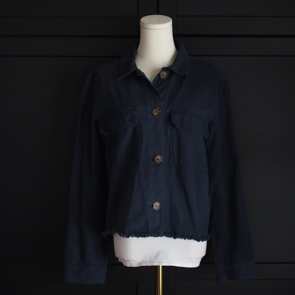 Esprit | Navy Cotton Twill Jacket